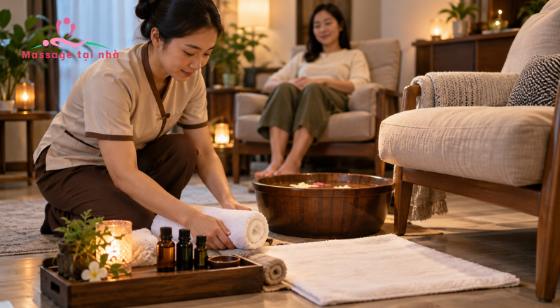 Massage Chan Sau Khi Di Bo Nhieu